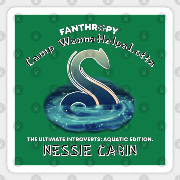 Nessie Cabin (all products) Magnet by Fans of Fanthropy